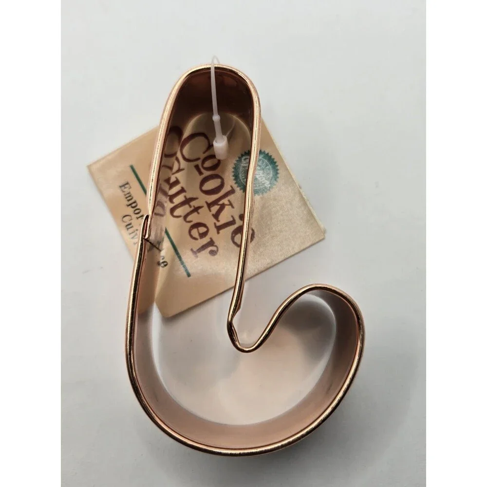 WILTON SOLID COPPER Candy Cane COOKIE CUTTER